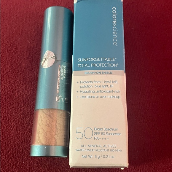 ColoreScience Sunforgettable Total Protection Brush-On Shield SPF 50 Tan - Picture 1 of 2